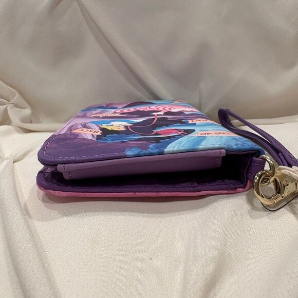 Loungefly Disney Alice In Wonderland Alice Cheshire Cat Tech Wristlet Wallet NWT - Picture 4 of 7